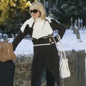 ISO christian dior brown shearling coat